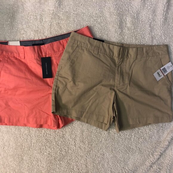 Tommy Hilfiger Womens Chino Shorts bundle, both NWT!!! Size 12 - Picture 3 of 5
